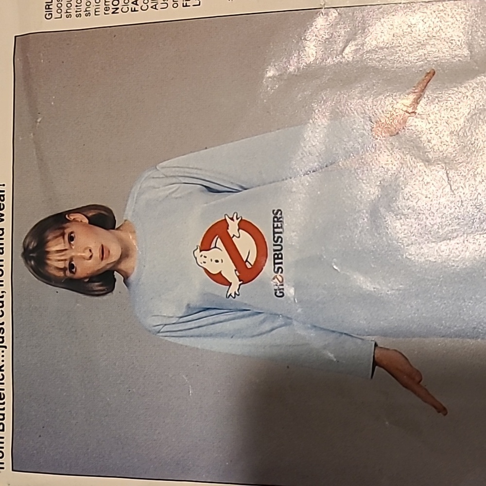 Ghostbusters Butterick Sewing Pattern 996 Uncut, Vintage Youth - Picture 8 of 8